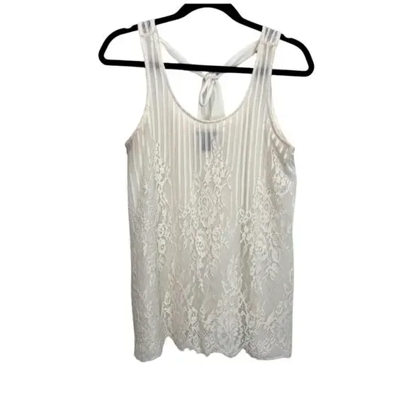 Forever 21 Lace Top Fairycore Whimsical Romantic Feminine S- Off White
