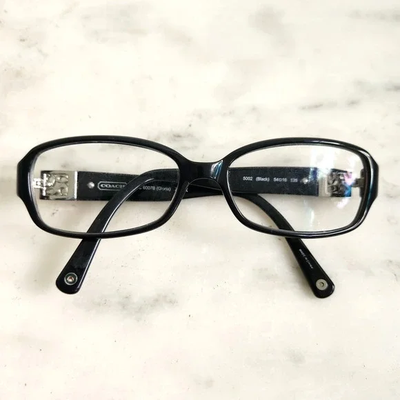 Vintage Coach HC 6007B Gloria Black Eyeglasses Frames‎ Women Y2K