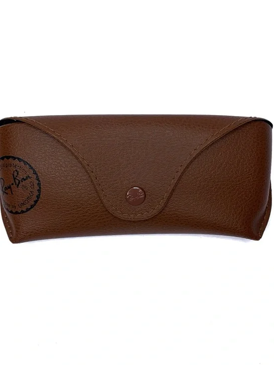 Ray-Ban Brown Leather Sunglasses Case