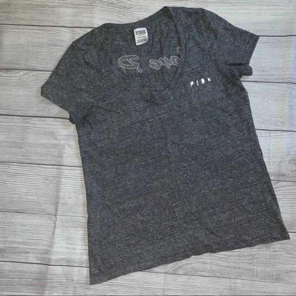 Victoria’s Secret Pink Bling Short Sleeve Top
