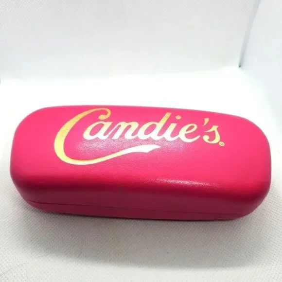 Candie's Pink & Gold Glasses Case