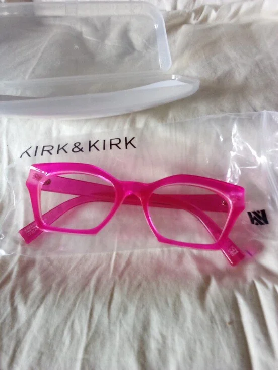 NEW Kirk & Kirk Jane K21 Fuchsia Cat Eye Eyeglasses 52mm