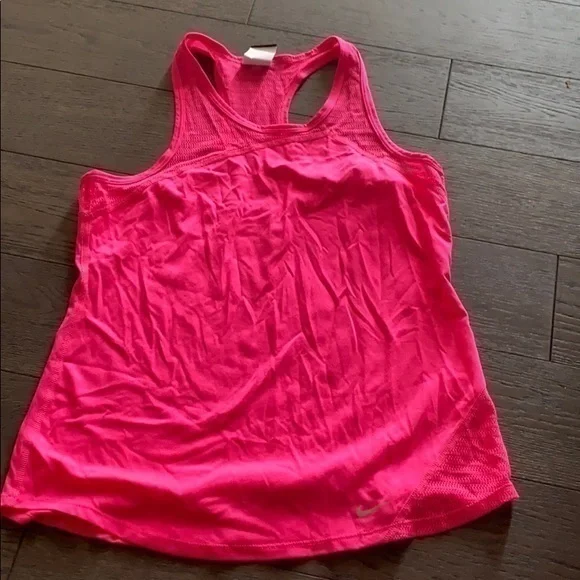 Nike Dry Fit Hot Pink Workout Tank Size M