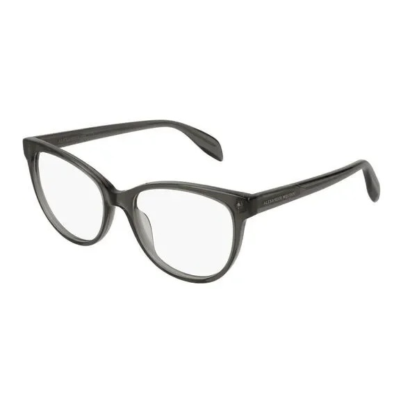 Alexander McQueen AM0114O-001 Eye Glass Frames in Grey