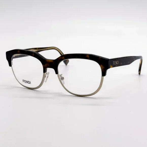 NEW FENDI FE50068U 052 HAVANA WOMEN EYEGLASSES FENDI