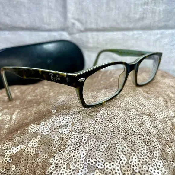 Ray Ban Frames - RB 5150 5023 50 19 135 Brown Tortoise Designer Frames with Case