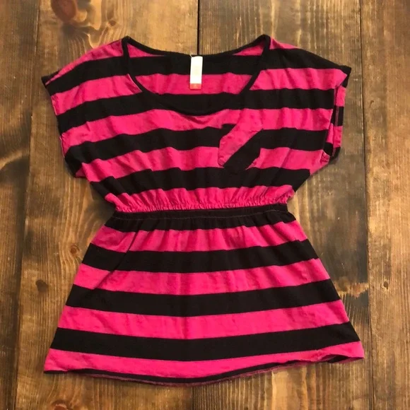 Pink Striped Shirt