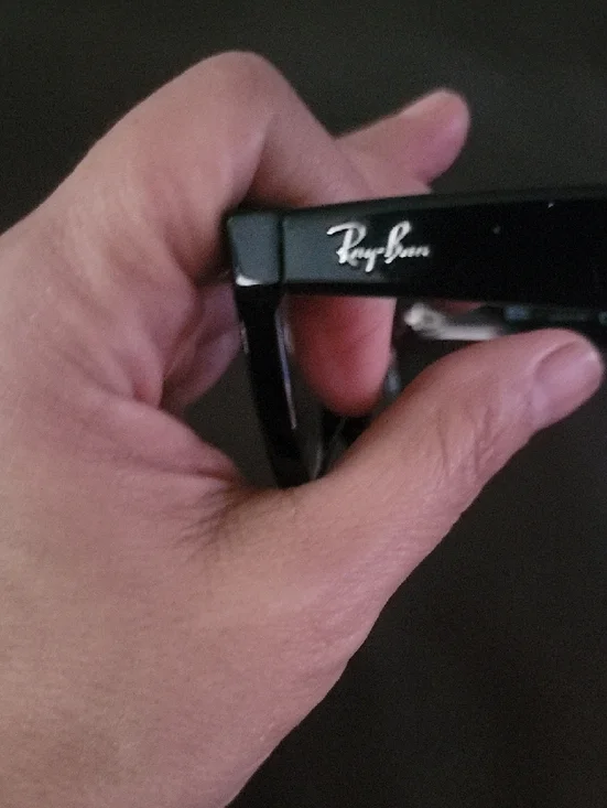 Unisex Ray-Ban Black Wayfarer-Style Glasses