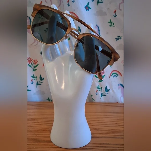 EUC RetroSuperFuture 49er Havana Gold & Tortoise Unisex Sunglass Sunnies Glasses