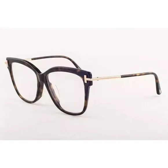 New Authentic Tom Ford FT5704-F-B-052-54 Square Eyeglasses