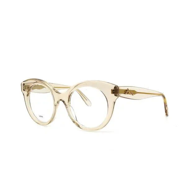 NEW LOEWE LW50074I 057 TRANSPARENT BROWN WOMEN'S EYEGLASSES FRAME