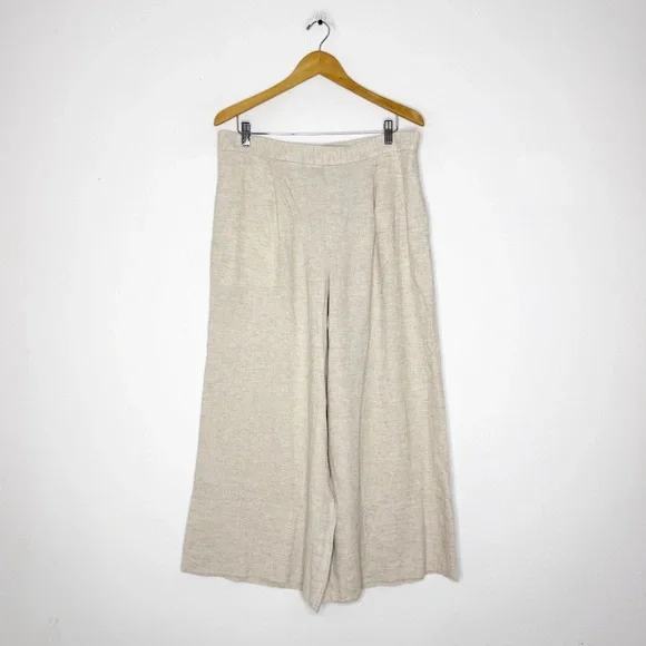 Banana Republic Linen Blend Wide Leg Pants – Size Large