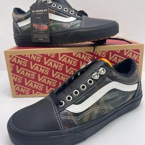 Vans WMNS Old Skool All Weather Mte (Mte) Black/Camouflage Sneakers VN0A348F2TI