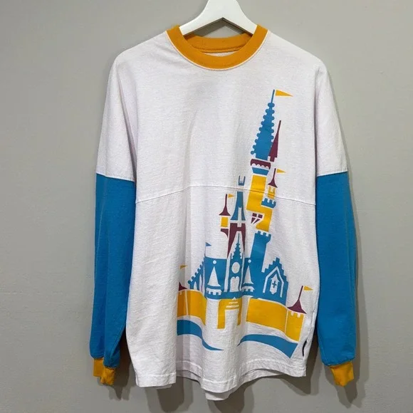 Walt Disney World Vault Collection 50th Anniversary Spirit Jersey White Blue M