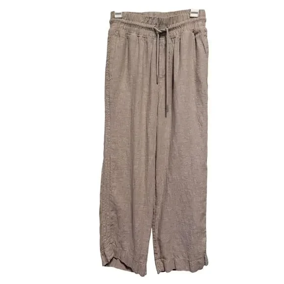 Quince 100% European Linen Wide Leg Pant, Medium