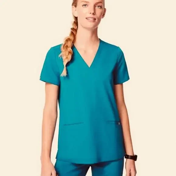 Figs Technical Collection Casma scrub top ladies stretch short sleeve med top