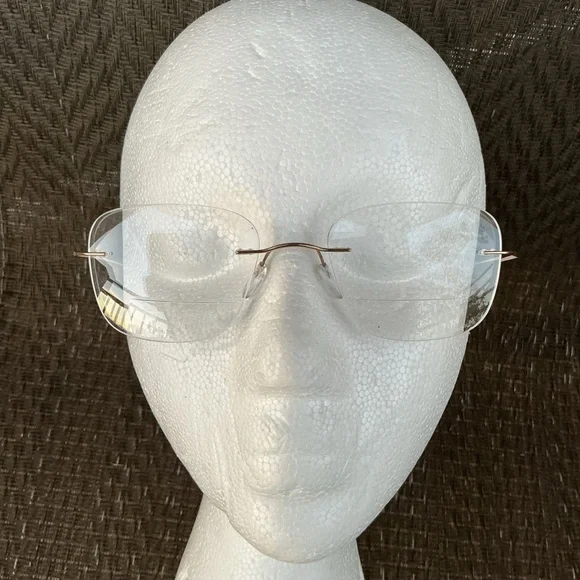 Silhouette Rimless Gold TITAN Eyeglasses Frames