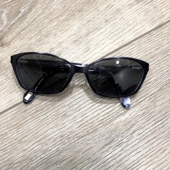 Ted Baker Blue/Purple Metal/Marbled Eyeglasses Frames