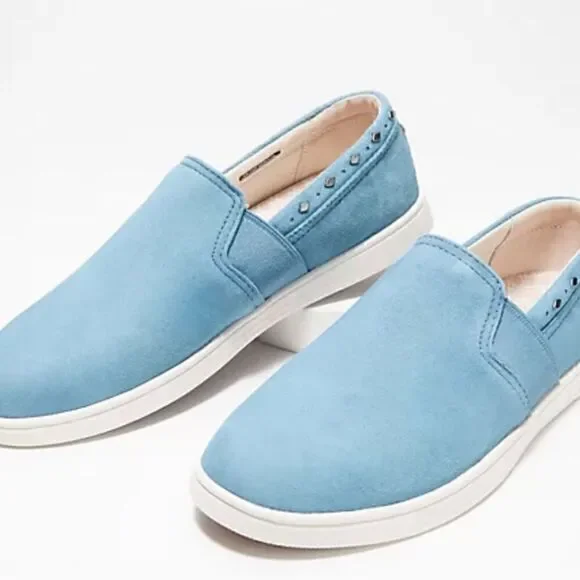 COPY-Spenco Orthotic Suede Water Repellent Slip-On Shoes - Santa Barbara size 9B
