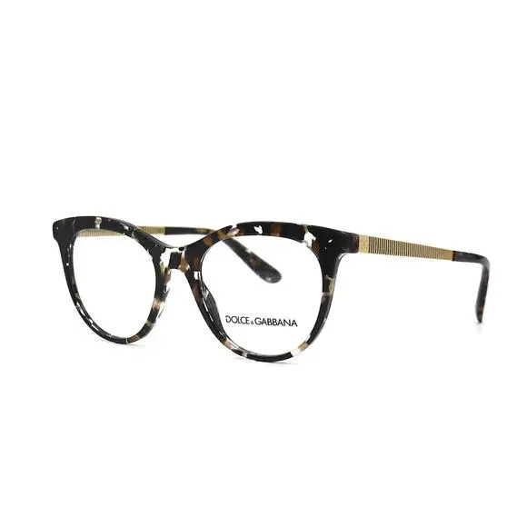DOLCE&GABBANA DG3316 911 BLACK HAVANA AUTHENTIC EYEGLASSES FRAME