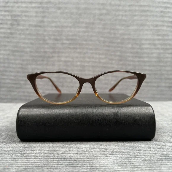 Barton Perreira Ava Brown Gradient Cat Eye Y2K Eyeglasses Frames 50-16-145 MAQ