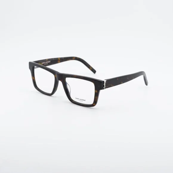 Saint Laurent SL M10_B 002 Square Eyeglasses Dark Havana 52mm Frame