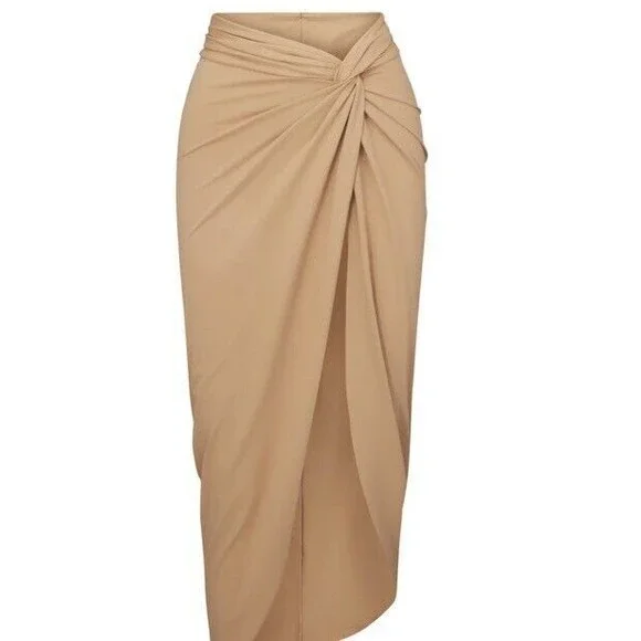 NWT Skims Swim Sarong Skirt CLASSIC SHADES: OCHRE Size XL