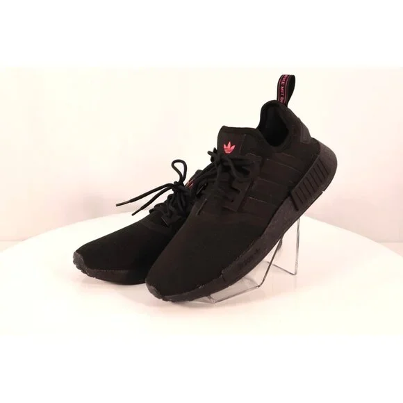Adidas women's NMD_R1 Black‎ & Pink Sneakers Size 9 1/2