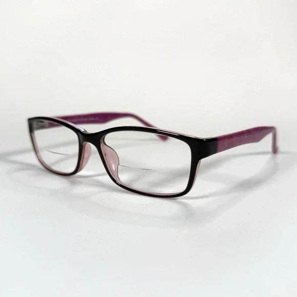 Envy Eyewear Sarah Eyeglasses Frame Only‎ Black & Purple 53-17-140 Womens