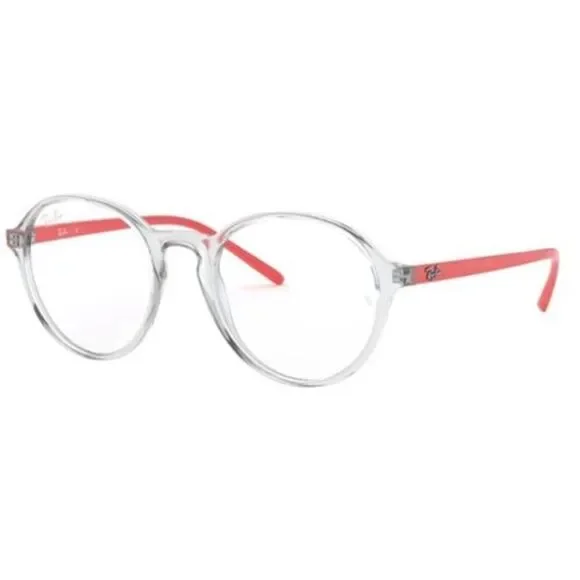 NEW Ray Ban 7173 5950 49 20 145 pink/clear glasses Rx w/case