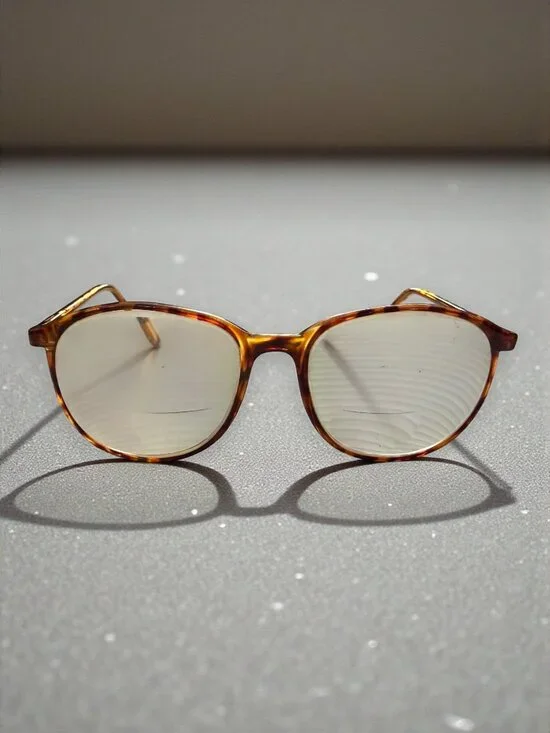 Vintage Girard 5966 Tortoise Eyeglass Frames France 53-17-135 Retro Optical