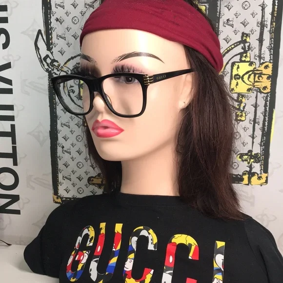 Gucci Black Oversized Square Sunglasses GG0526o 001