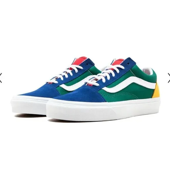 Vans Blue and Green Sneakers YACHT CLUB OLD SKOOL