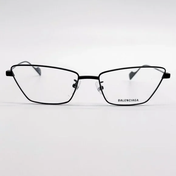 NEW BALENCIAGA EYEGLASSES BB0091O 001 CAT EYE BLACK WOMEN EYEWEAR BALENCIAGA