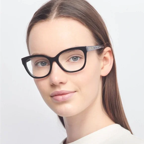 MICHAEL KORS MK4081 3005 Black / Demo Lenses 53mm Eyeglasses