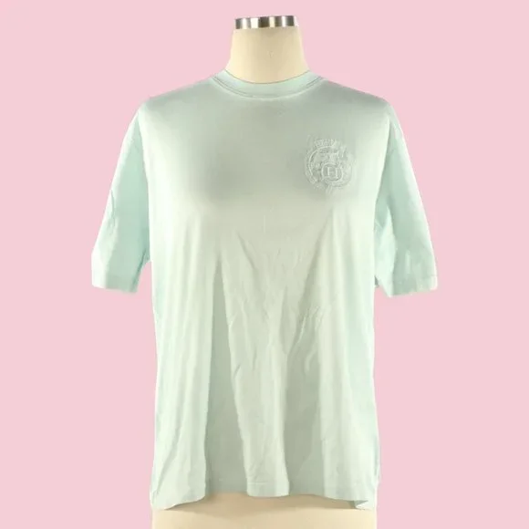 Hermès Vintage Embroidered Logo Tee Shirt