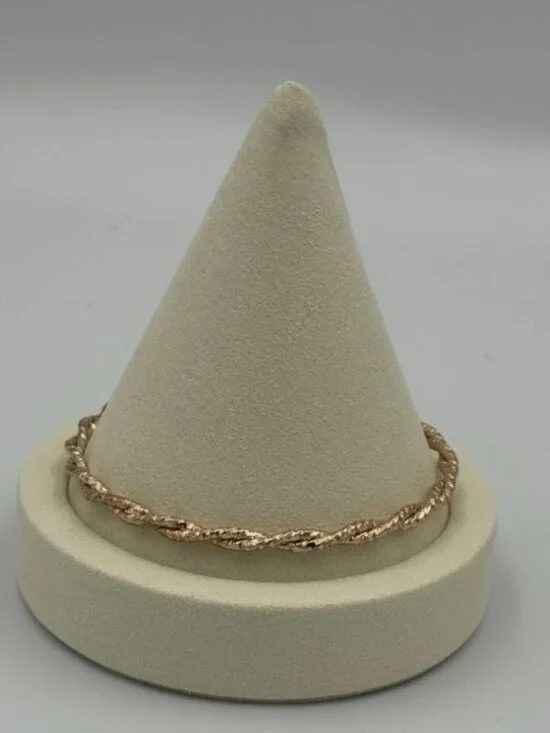Vintage Gold Tone Bangle Bracelet Lot of 3 Textured Stacking Bracelets Boho LOT