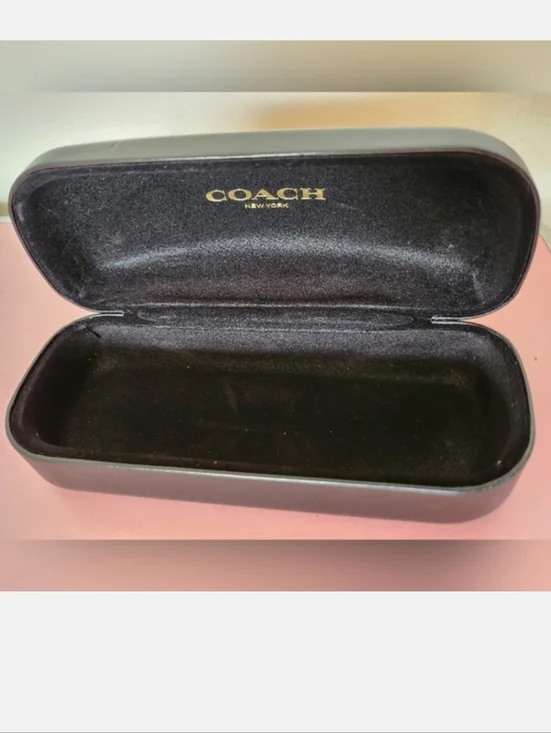 Coach Black Hard Clamshell Glasses/Sunglasses Case
