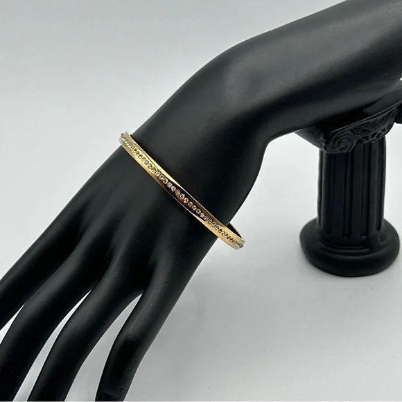 Kate Spade‎ All That Glitters Bracelet Gold Pave Sparkling Bangle Dh