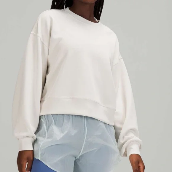 Lululemon Perfectly Oversized Cropped Crew *Softstreme