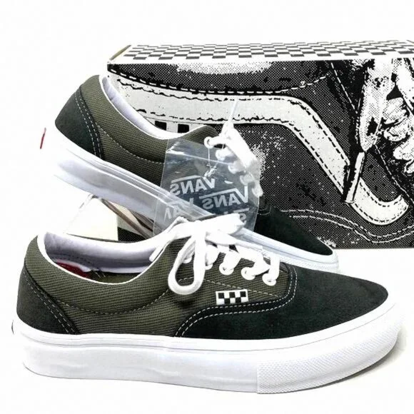 VANS Skate Era Shoes Suede Low Top Canvas Grape VN0A5FC950K Women Sneakers Leaf