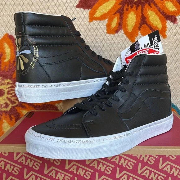 Vans Sk8-Hi Divine Black/True White WMNS sneakers leather