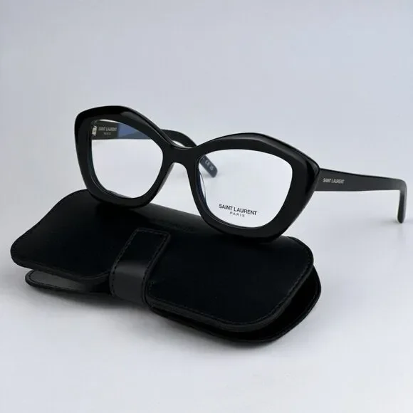 NEW Saint Laurent SL68 OPT 001 Black Cat Eye Women Eyeglasses