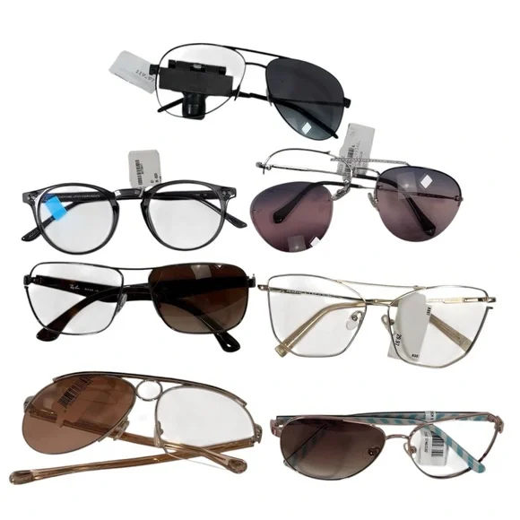 DAMAGED Designer Sunglasses Collection Lot Bundle Assorted Glasses Aviators New