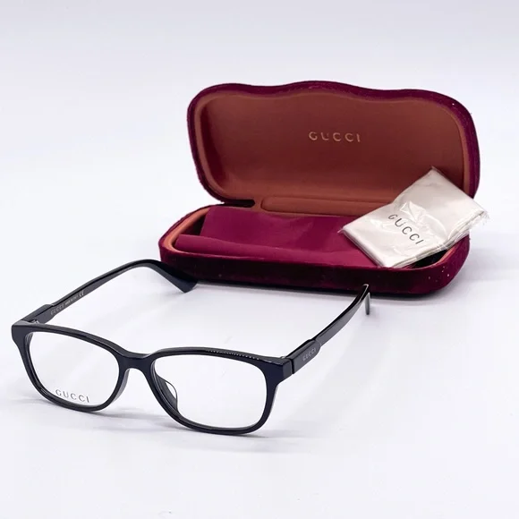 NEW EYEGLASSES GUCCI GG0493OA 001 BLACK EYEWEAR GUCCI