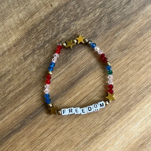 Beautiful Handmade Bracelet FREEDOM *wear solo or stack with more!*‎