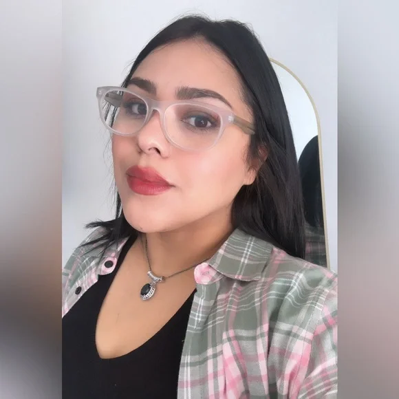 BUNDLE 2 ITEMS FOR $8✨ OLIVE transparent prescription glasses 🤍