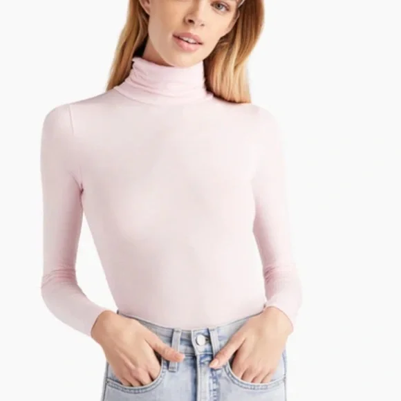 Hill House The Luna Bodysuit - Petal Pink Jersey