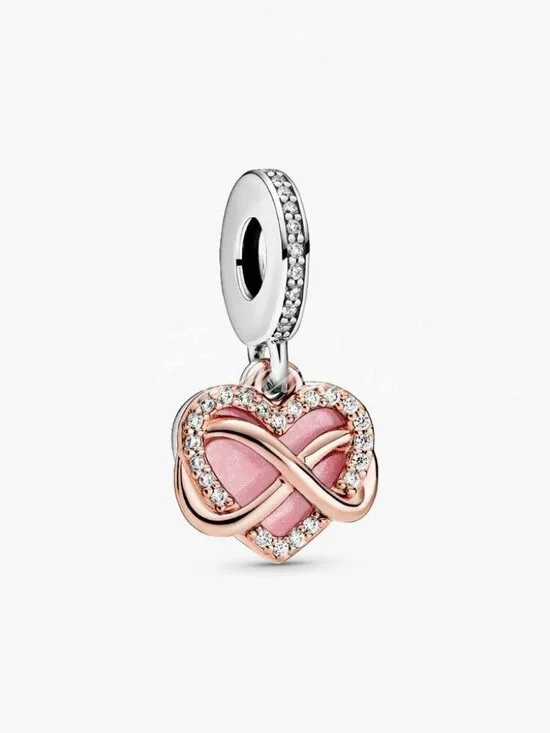 Pandora Sparkling Infinity Heart Dangle Charm