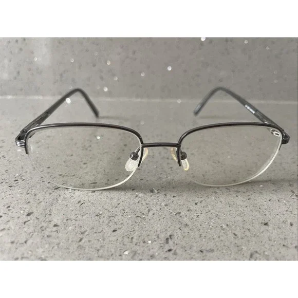 ViVA Eyeglasses Frames ONLY 211 GRY Grey 51-17-140 Half Rim
